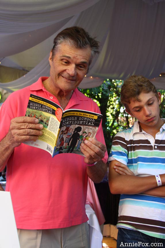 Fred Willard and his grandson Freddy checks out ''Real Friends vs. the Other Kind''